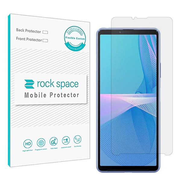 گلس سونی X Peria 10 III مدل نانو هیدروژل شفاف برند راک اسپیس